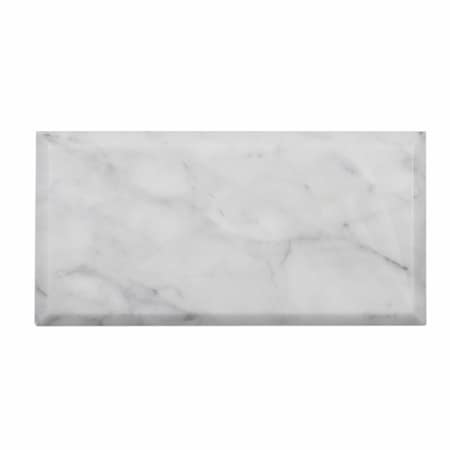 Apollo Tile Sample of 3X6 Carrara White Beveled Subway Polished Tile 5 Sq.Ft APLFCA9936BPEC78 Sample
